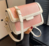 Stylish Urban Simplicity Crossbody Bag with Three-Dimensional Pocket