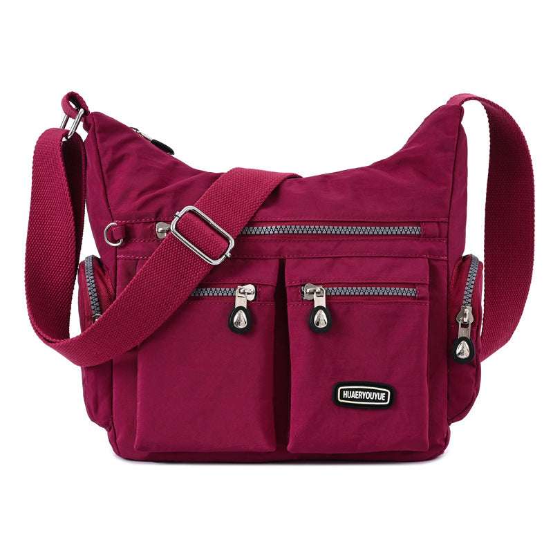 Stylish Women's Waterproof Crossbody Shoulder Bag with Multiple Pocket