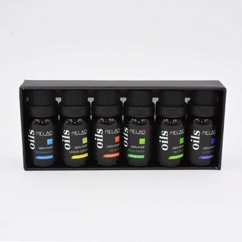 Sweet orange mint eucalyptus essential oil set