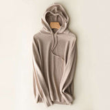 Thin Loose Fitting Hooded Sweater