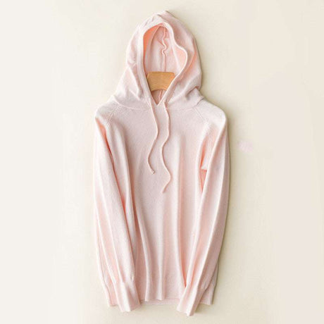 Thin Loose Fitting Hooded Sweater