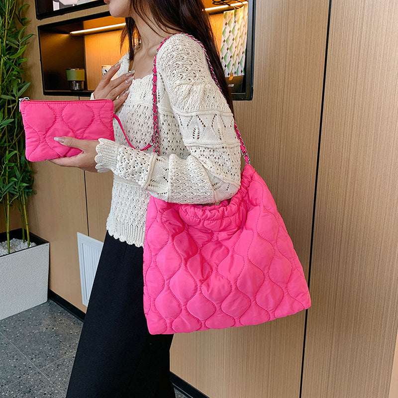 Trendy Korean Style Composite Shoulder Bag for Women