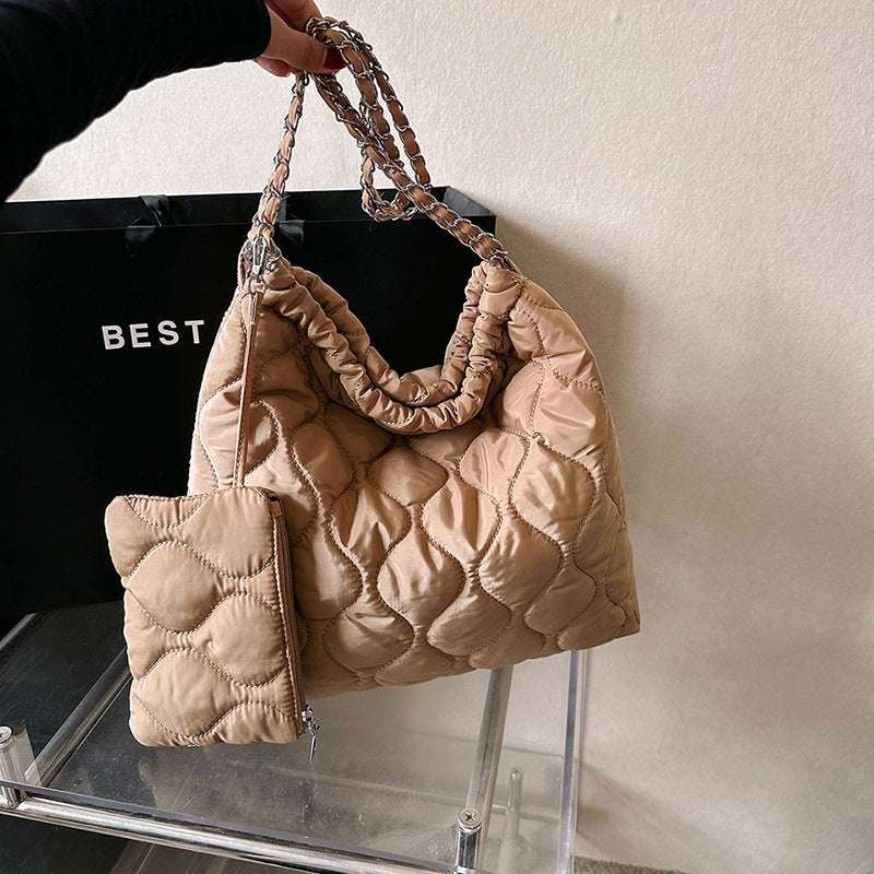 Trendy Korean Style Composite Shoulder Bag for Women