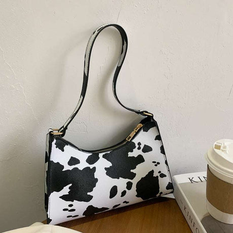 Trendy Korean Style PU Underarm Bag with Small Square Design