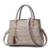 Trendy Printed Fashion Handbag with Single Shoulder Strap