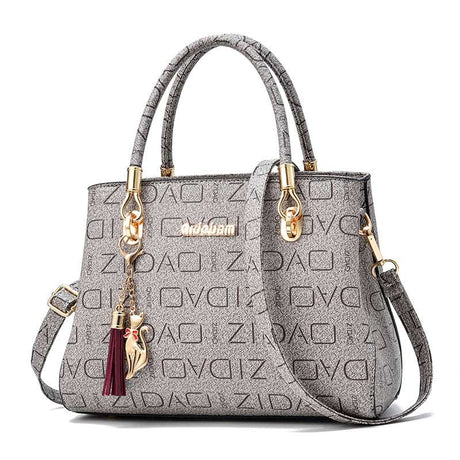 Trendy Printed Fashion Handbag with Single Shoulder Strap