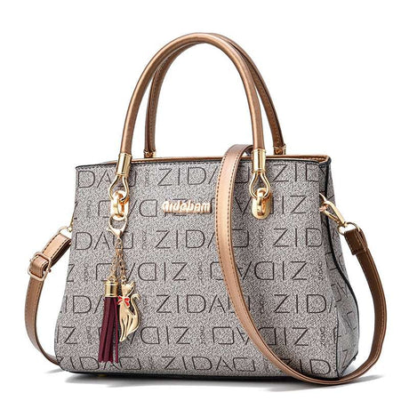 Trendy Printed Fashion Handbag with Single Shoulder Strap