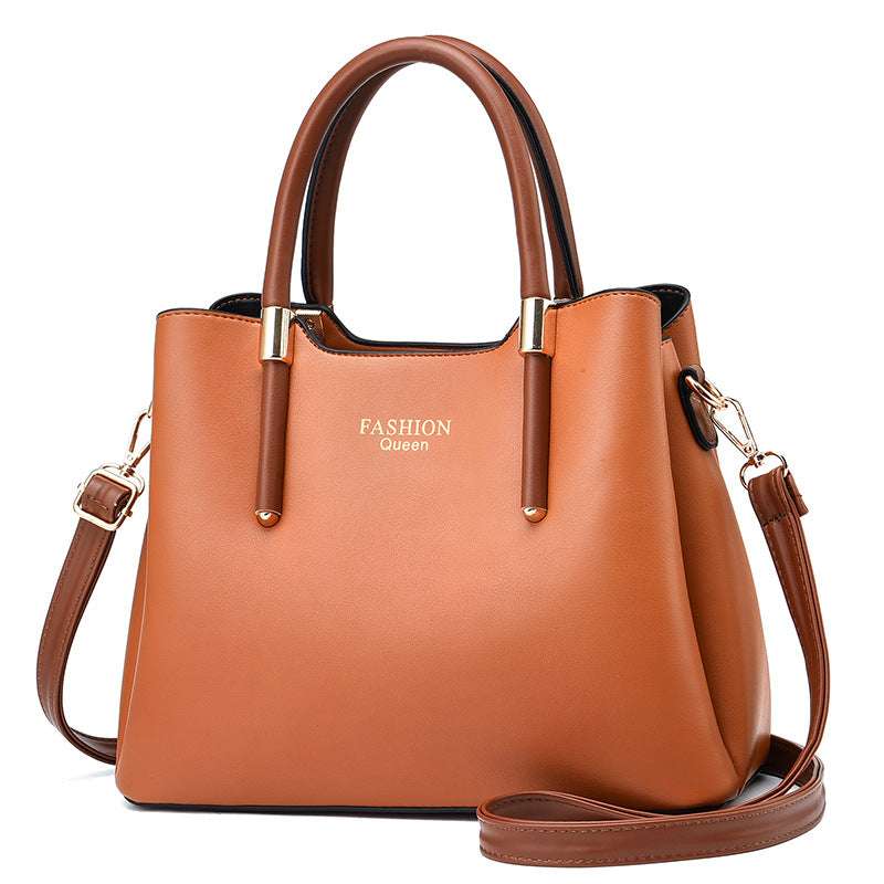 Trendy Square Shoulder Bags with Soft Handle