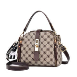 Vintage PU Leather Messenger Bag for Women