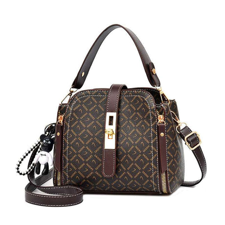 Vintage PU Leather Messenger Bag for Women
