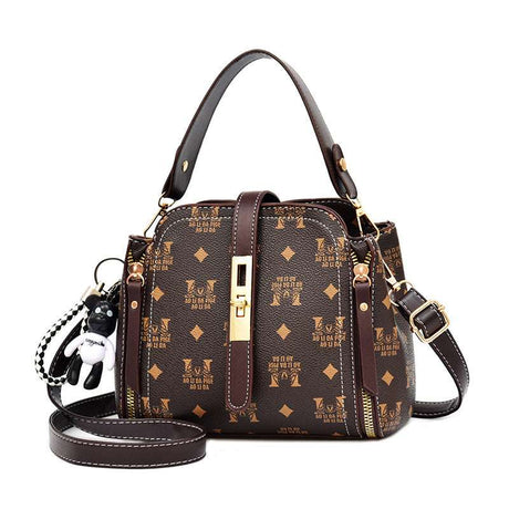 Vintage PU Leather Messenger Bag for Women