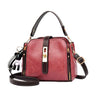 Vintage PU Leather Messenger Bag for Women