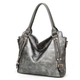 Vintage PU Tote Bag for Women