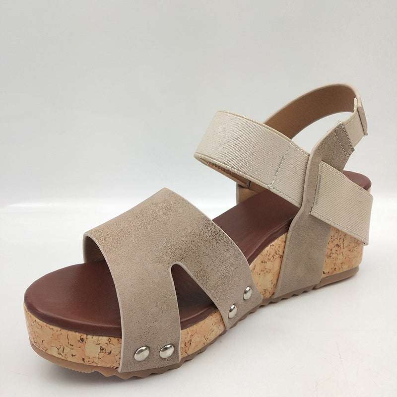 Wedge heel Roman women's high heel sandals