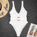 White one Piece Swimsuit