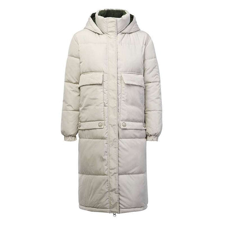 Winter women hooded long warm coats Turtleneck down jacket