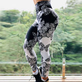 Women's Flower Patten leggings-yoga pants