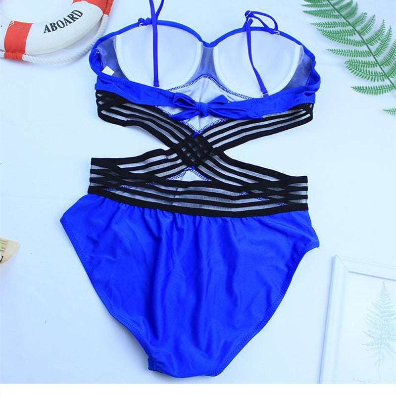 Women's Heart Shape Swimsuit  Backless Swimsuit