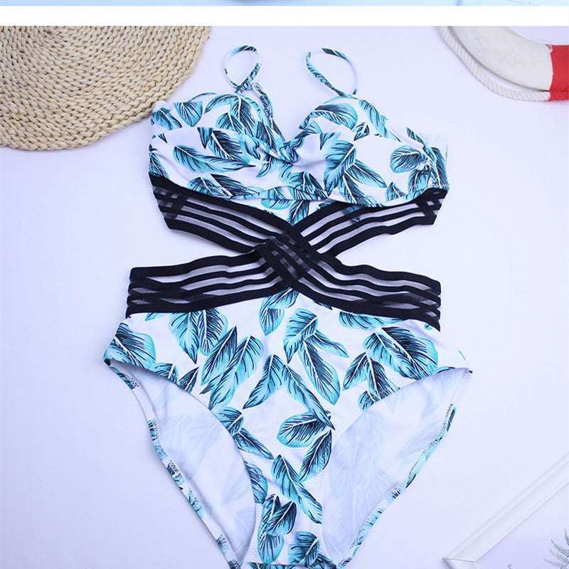 Women's Heart Shape Swimsuit  Backless Swimsuit