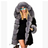 Women's fur hooded Coat 