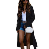 Women's Long-sleeved Lapel Coat Coat