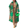 Women's Loose Fit Long Sleeve Coat with Turn-down Collar