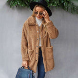 Women's Mid-length Coat Warm Fur Coat