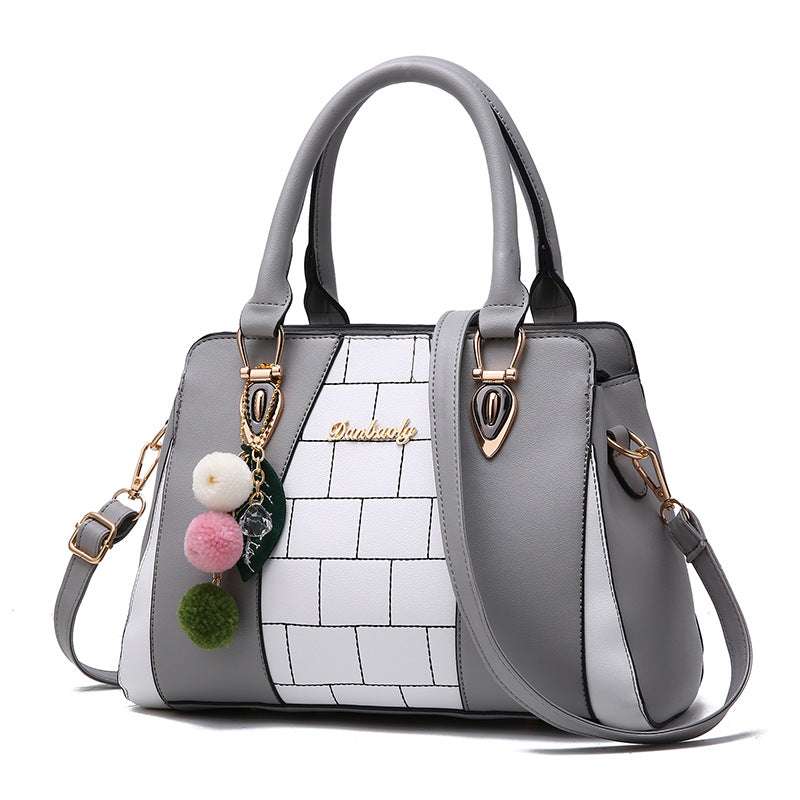 Women's PU Shoulder Bag with Zipper Opening