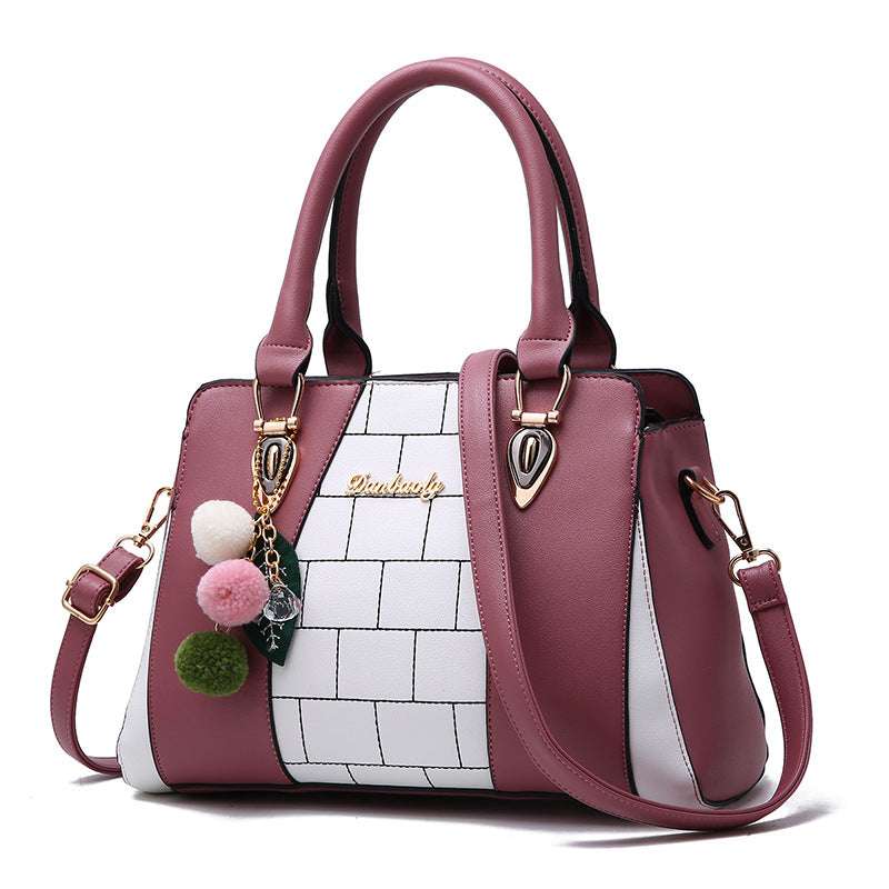 Women's PU Shoulder Bag with Zipper Opening