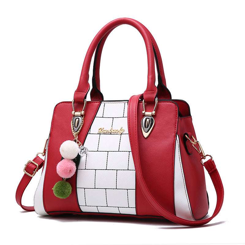 Women's PU Shoulder Bag with Zipper Opening - Available in Multiple Colors