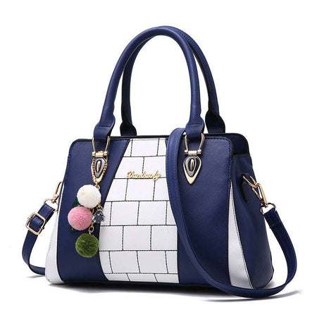 Women's PU Shoulder Bag with Zipper Opening