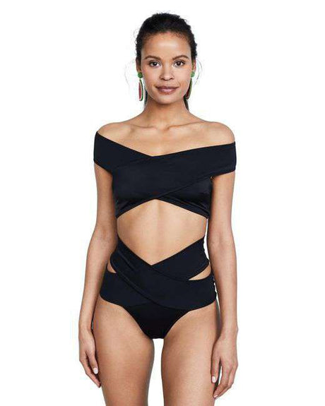 Women's split swimsuit high waist swimsuit