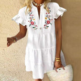 Women’s Stylish Vintage Floral Dress