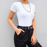 Women's Tight Short Sleeve Tops