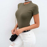 Women's Tight Short Sleeve Tops