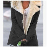 Women black Winter Warm Coats New Style