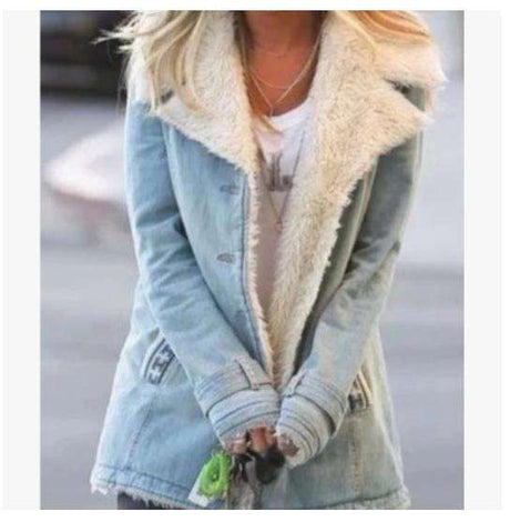 Women Denim Winter Warm Coats New Style