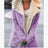 Women Purple Winter Warm Coats New Style