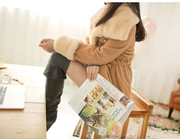 Double Part Woolen Coat