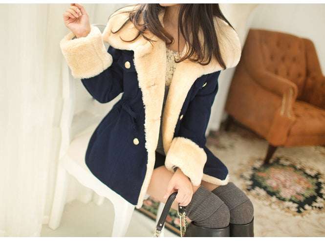 Double Part Woolen Coat