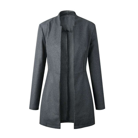 Woolen Trench Coat - Slim Fit, Medium Length